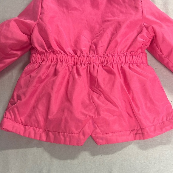 London Fog Pink Kids Raincoat with Hood - Picture 7 of 8